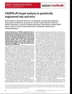 nmeth.2018-CRISPR off-target analysis in genetically engineered rats and mice