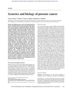 Genes Dev.-2018-Wang-1105-40-Genetics and biology of prostate cancer