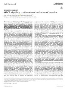 cr.2018-GPCR signaling- conformational activation of arrestins