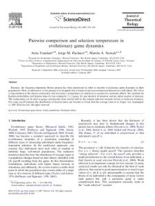 TraulsenPachecoNowak_JTB2007