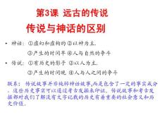 第3課 遠(yuǎn)古的傳說 - 副本