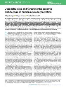 nn.2018-Deconstructing and targeting the genomic architecture of human neurodegeneration