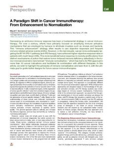 A-Paradigm-Shift-in-Cancer-Immunotherapy--From-Enhancement-to-Norma_2018_Cel