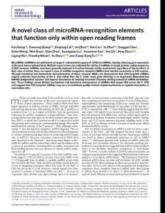 nsmb.2018-A novel class of microRNA-recognition elements that function only within open reading frames