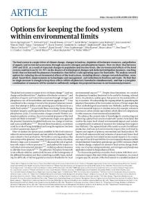 nature.2018-Options for keeping the food system within environmental limits