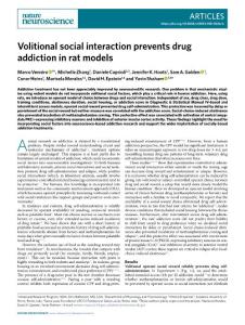 nn.2018-Volitional social interaction prevents drug addiction in rat models