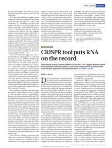 nature.2018-CRISPR tool puts RNA on the record