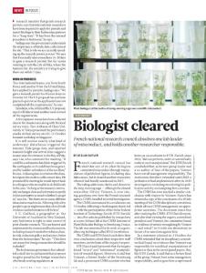 nature.2018-French plant biologist cleared of misconduct in new inquiry