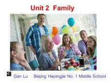 Unit 2  Family