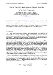 Fourier Transform Spectroscopy of Magnetic Materials at Terahertz Frequencies