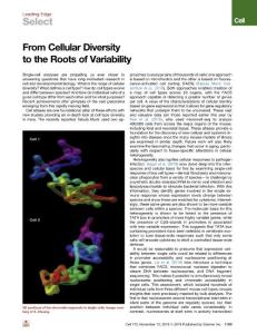 From-Cellular-Diversity-to-the-Roots-of-Variability_2018_Cell
