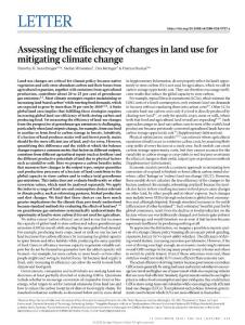 nature.2018-Assessing the efficiency of changes in land use for mitigating climate change