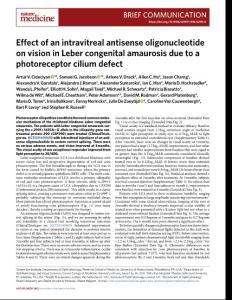 nm.2018-Effect of an intravitreal antisense oligonucleotide on vision in Leber congenital amaurosis due to a photoreceptor cilium defect