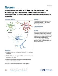 Complement-C3aR-Inactivation-Attenuates-Tau-Pathology-and-Reverses-a_2018_Ne