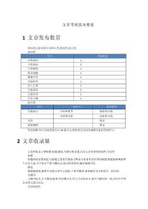 文章考核三個基本要素