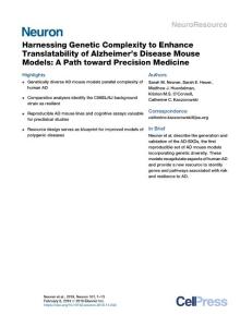 Harnessing-Genetic-Complexity-to-Enhance-Translatability-of-Alzheim_2018_Neu