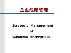 企业战略管理