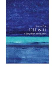 自由意志：簡介-Free Will A Very Short Introduction - Thomas Pink