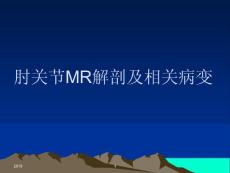 肘关节ppt课件