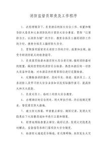 消防監督員職責及工作程序