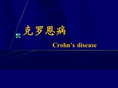 克罗恩病 ppt课件