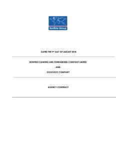 境外項目物資貨物清關(guān)協(xié)議