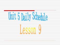 闽教版英语六上《Unit 5 Daily Schedule》ppt课件