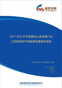 【完整版】2019-2025年中国婴幼儿纸尿裤行业三四线城市市场拓展战略研究报告