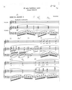 O Mio Babbino Caro - Gianni Schicchi - Puccini 4L-CP piano