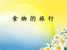 苏教版2019小学三年级上册科学课件-18 食物的旅行（共27页）