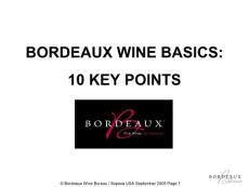 bordeaux keypoints 波爾多葡萄酒要點