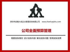 战略预算全面预算管理PPT