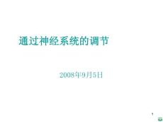 高二生物通过神经系统的调节ppt课件