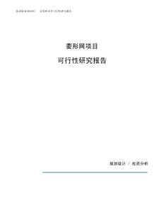 菱形网项目可行性研究报告（总投资15000万元）（68亩）
