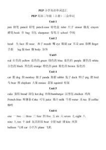 小學(xué)英語單詞、句子總匯