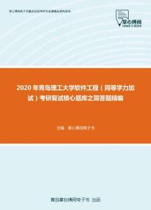 2020年青岛理工大学软件工程（同等学力加试）考研复试核心题库之简答题精编