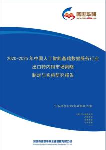 【完整版】2020-2025年中国人工智能基础数据服务行业外销企业转型内销市场发展策略制定与实施研究报告