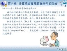 計算機(jī)病毒及惡意軟件的防治