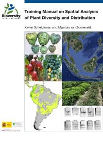 Training manual on spatial analysis of plant diversity and distribution