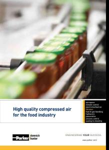 食品工廠使用壓縮空氣的要求