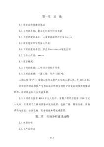 紡織廠可行性報(bào)告