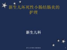 新生儿坏死性小肠结肠炎ppt课件