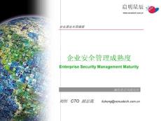 1.啟明-企業安全管理成熟度-劉恒