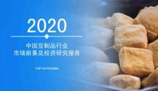2020年中國豆制品行業市場前景及投資研究報告