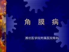 角膜病 ppt课件