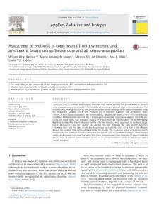 Assessment of protocols in cone-beam CT with symmetric and asymmetric beams usingeffective dose and air kerma-area product