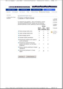 01 05 CASE INTERVIEW-MAKE A COMMENDATION AND DISCUSS