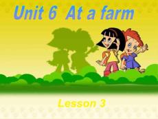 PEP版小学英语四年级下册Unit 6 At a Farm  PPT课件：Lesson3
