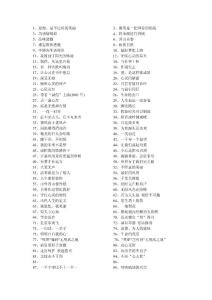 滿分作文萬能題目100例