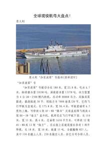 全球在役航母大盤點